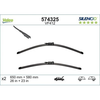 Valeo Silencio X-TRM 650+580 mm VA 574325