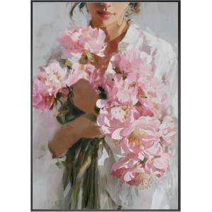 Styler Печатна картина с включена рамка/върху платно 70x100 cm Floral Embrace - Styler (CF-00005)