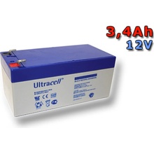 Ultracell UL3.4-12 F1 12V 3,4Ah