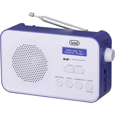 Trevi DAB 7F92 R Преносим Цифров Син, Бяла