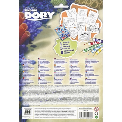 Vymaľovanková súprava s gumou Hľadá sa Dory