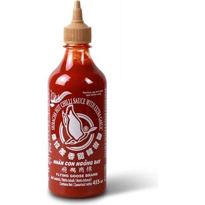 Sriracha omáčka čili cesnak FLYING GOOSE 455 ml