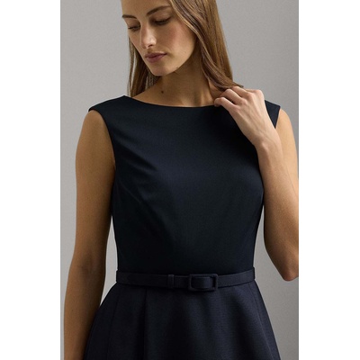 Ralph Lauren Рокля Lauren Ralph Lauren в тъмносиньо дълга разкроена 253899332 (253899332)