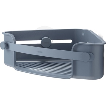 Umbra Ъглов рафт за душ Flex Adhesive син (1021299-1050)