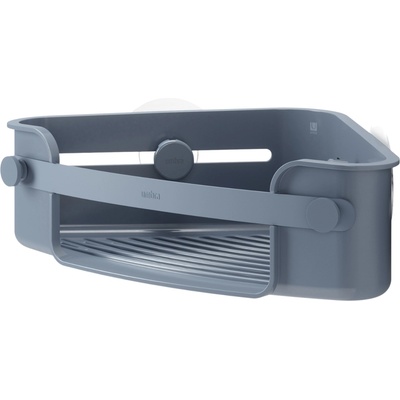 Umbra Ъглов рафт за душ Flex Adhesive син (1021299-1050)