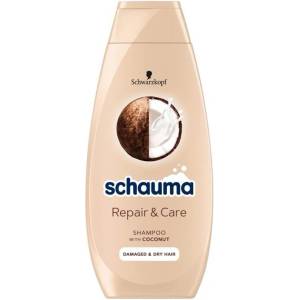 Schwarzkopf Schauma Repair & Care Шампоан за суха и увредена коса с кокос 400 ml
