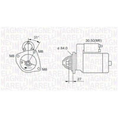 Startér MAGNETI MARELLI 063721203010