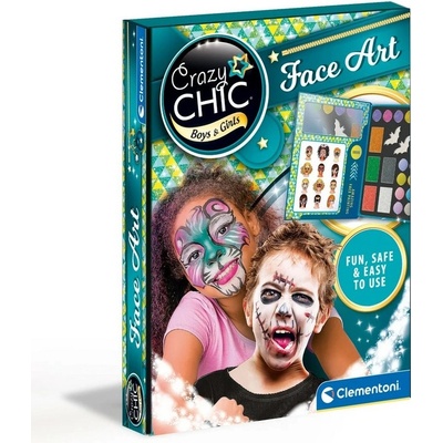 Clementoni Crazy Chic maľovanie na tvár