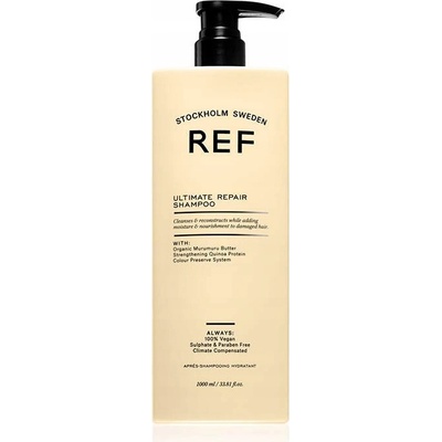 REF Ultimate Repair Regenerační šampon pro poškozené vlasy 1000 ml