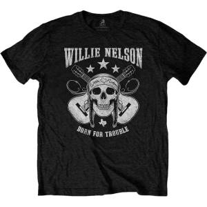 Willie Nelson Skull Black S Риза (WNTS04MB01)