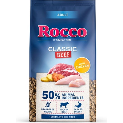 Rocco Adult Classic hovädzie s kuracím 10 kg