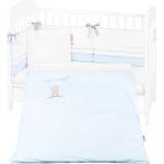 KikkaBoo Бебешки спален комплект с бродерия 6 части 70/140 Dream Big Blue (41101060131) - tary