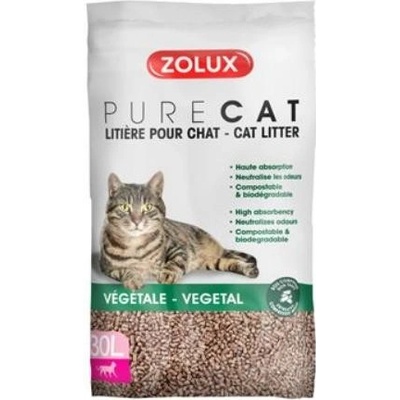 Zolux PURECO natural absorb. rastlinná 30 l