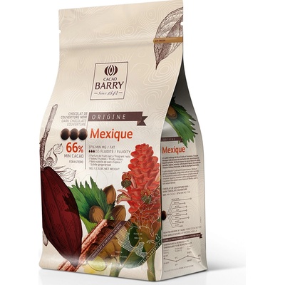 Cacao Barry Origin čokoláda MEXIQUE hořká 66% 1kg