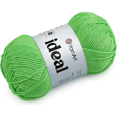 Bavlněná pletací příze Ideal 50 g Varianta: 12 (226) zelená sv., Balení: 1 ks 61627/160031/286131