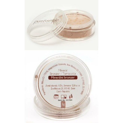 Pure & Simple minerální bronzer Terracotta 2 g