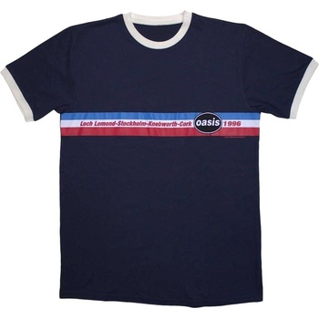 Oasis 1996 Tour Horizontal Stripes Ringer Navy Blue M Риза (OASTS16MN02)