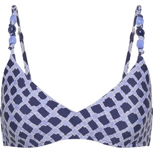 Seafolly Дамско бикини горнище Seafolly Marseille Bralette Bikini top - Blue Indigo - размер 34 (EU) (150-6630-0112)