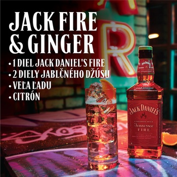 Jack Daniel's Fire 35% 1 l (čistá fľaša)