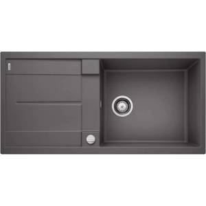 BLANCO Metra XL 6 - Мивка от Silgranit, 100x50 см, с регулиране на оттока, цвят „сива скала 518881 (518881) Мивка за вграждане