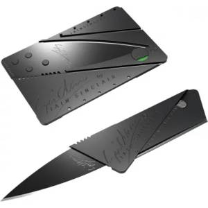  Cardsharp - сгъваем компактен нож с размерите на кредитна карта, за туризъм, къмпинг и др