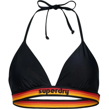 Superdry Vintage Logo Tri bikini top - Black (Navy)