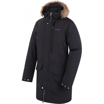 Husky pánsky zimný kabát Nelidas M black