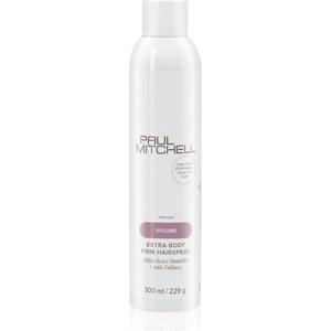 Paul Mitchell Volume Extra-Body Firm Hairspray лак за коса със силна фиксация за обем и блясък 300ml