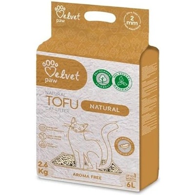 Velvet Paw Котешка постелка Velvet Paw Tofu original 6 л