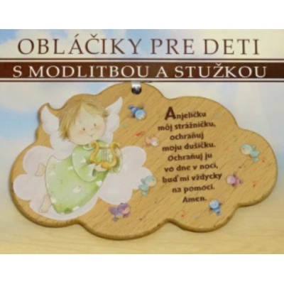 Drevený obláčik s modlitbou (CLD-1)