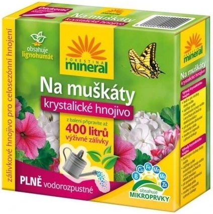 Hnojeni Muskatu (intenzivního růstu, vyšším obsahem, čistou vodou, fosforu draslíku, frekvenci hnojení) Hnojeni Muskatu