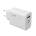 Зарядно устройство за електрическата мрежа с мощност до 120 w, бяло usb-c / usb-a