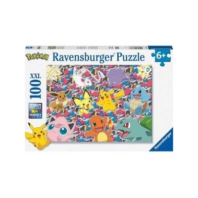 Ravensburger Kinderpuzzle Pokémon - Bereit zu kämpfen! (100 Teile)