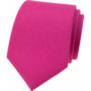 Matná kravata fuchsiová