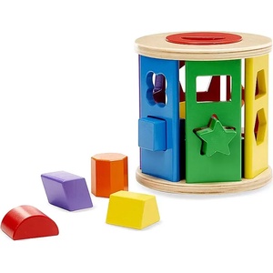 Melissa & Doug Дървен сортер ролка с форми Melissa and Doug