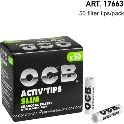 OCB filtry activ tips slim 7 mm 50 ks – Zboží Mobilmania