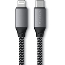 Satechi ST-TCL10M USB-C to Lightning, 25cm, šedý