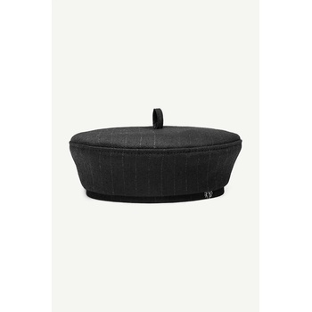 Ruslan baginskiy Барета с вълна Ruslan Baginskiy в черно BRT033-WP-PLS-PT (BRT033.WP.PLS.PT)