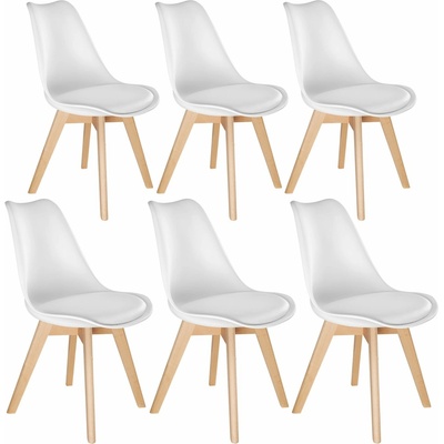 tectake 406098 friederike biela 6 ks