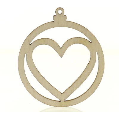 Naše galanterie Dekorativní Srdce 5cm – Hledejceny.cz