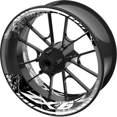 M-Style dvoudílné polepy na kola KAWASAKI ZX-6R – Zboží Mobilmania