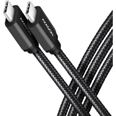 Axagon BUCM2-CM20AB USB-C USB-C, 2m, černý