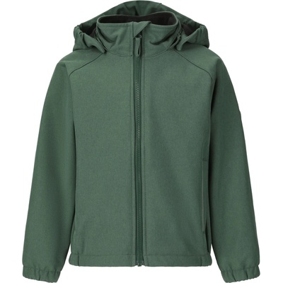 ZIG ZAG Детско софтшел яке ZIG ZAG Kid's Bjorn Softshell jacket - Trekking Green - размер 110 (703-5528-0414)