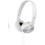 Sony MDR-ZX310AP with microphone white (MDRZX310APW.CE7) Слушалки