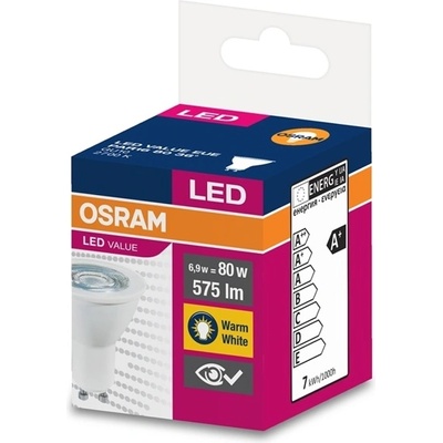 OSRAM LED крушка Osram, GU10, 6.9W, 575 lm, 2700K