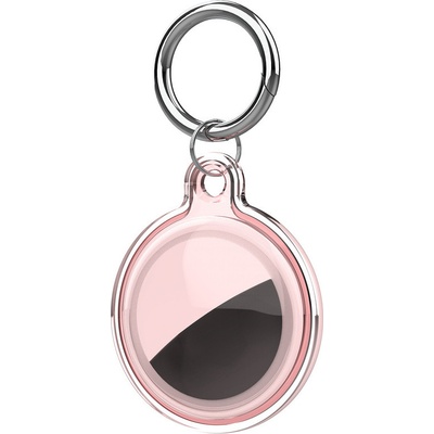 HT pouzdro pro Apple AirTag s karabinou IPX8 růžová 5907769372339