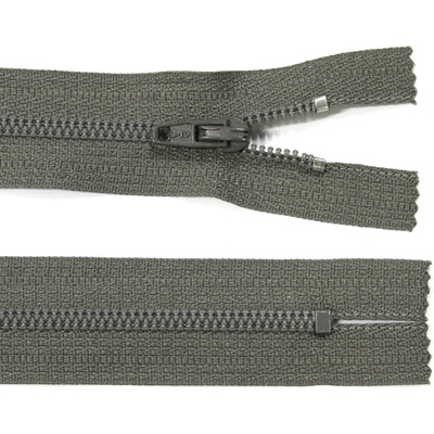 Spirálový zip no.3 nerozepínací 22cm - více barev color: 726 ocelově šedá