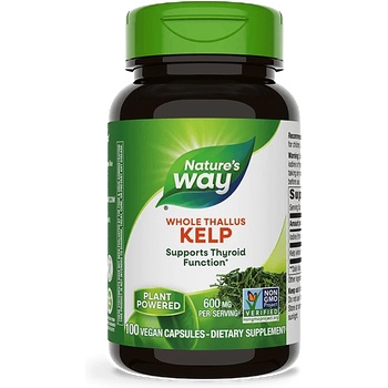 Nature's Way Келп (кафяви водорасли) 600 mg 100 V-капсули | Nature’s Way (14500)