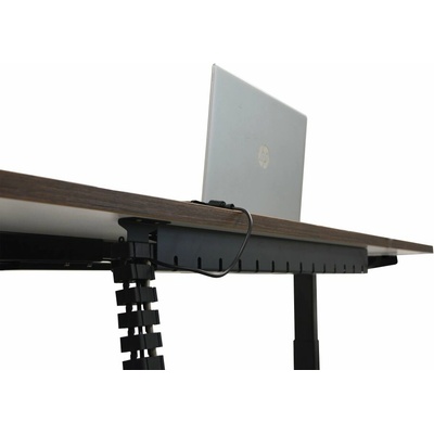 ZLKL Kovový káblový organizér 750 mm čierna 1Ka0033