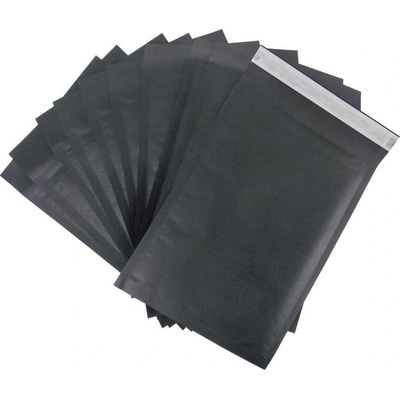 Černé bublinkové obálky D/14, 200x275 mm, 10 ks/bal.